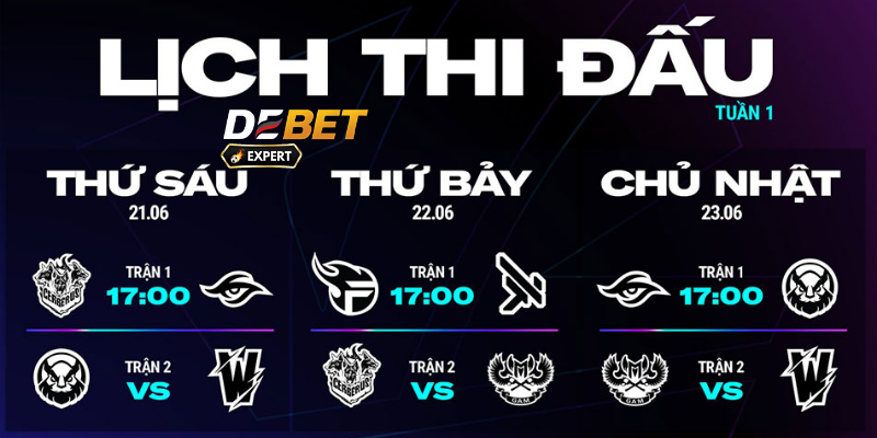 lịch thi đấu LMHT